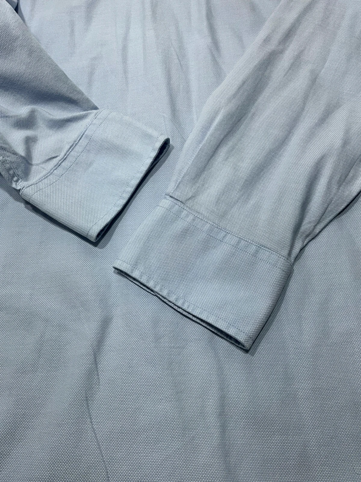 Chemise Tommy Hilfiger Slim Fit 16-1/2 32-33 Preppy 100% Coton Bleu Ciel – photo 8